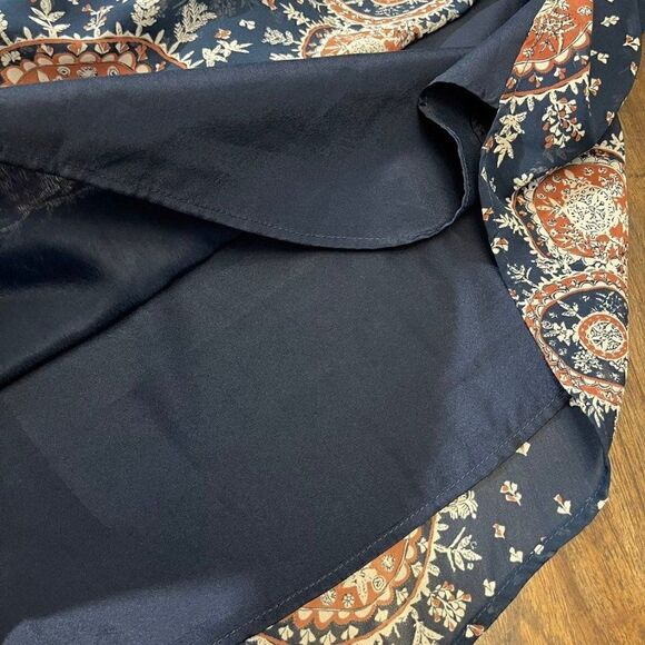 Forever 21 Blue 3/4 Sleeves Dress - Picture 8 of 9